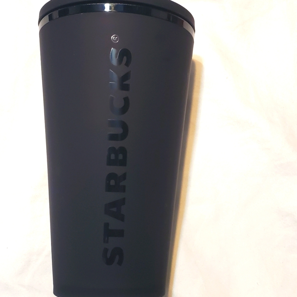 Starbucks black matte cup